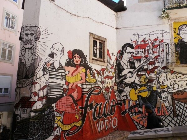 Fado streetart en Lisboa