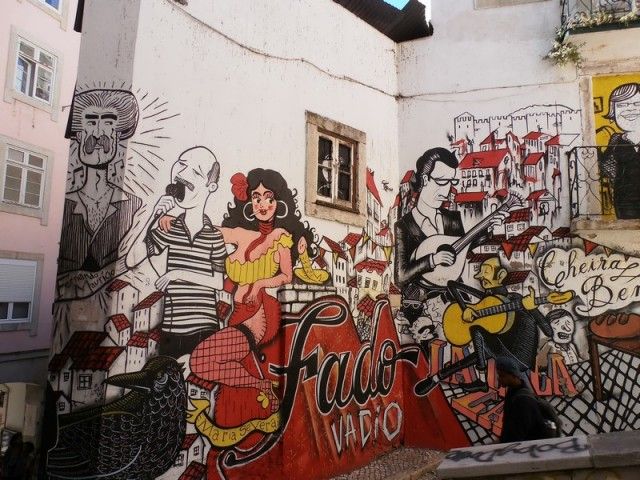 Fado streetart en Lisboa