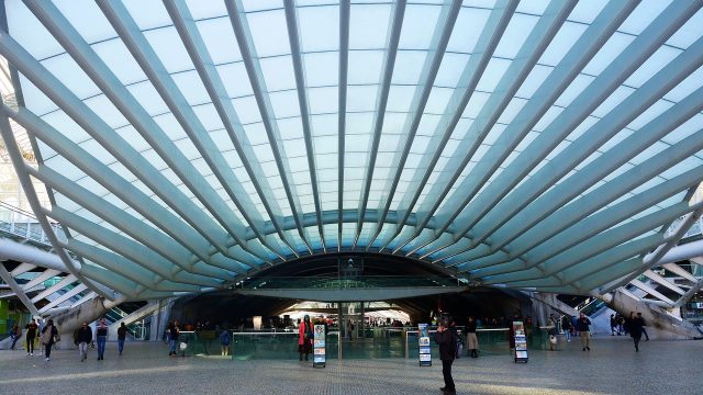 Estación de Oriente en Lisboa