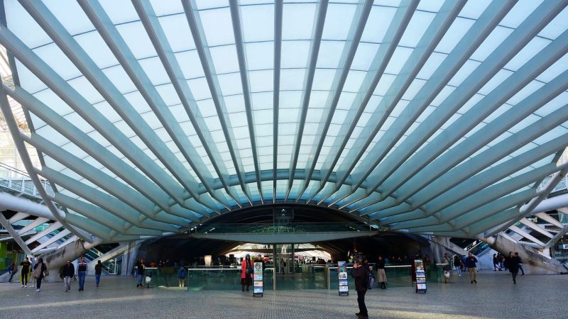 Estación de Oriente en Lisboa